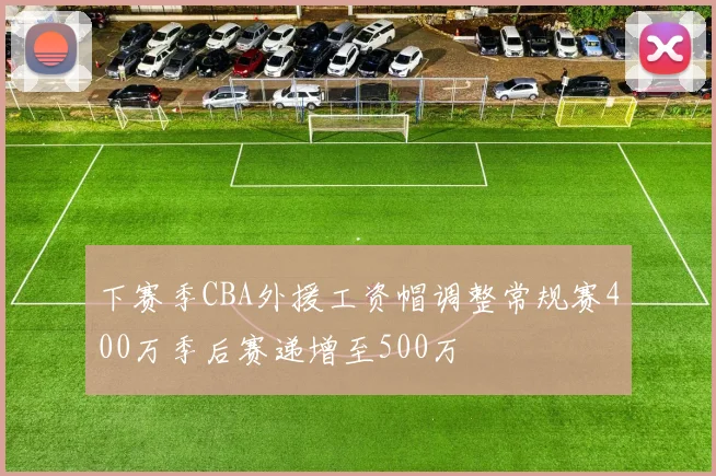 下赛季CBA外援工资帽调整常规赛400万季后赛递增至500万